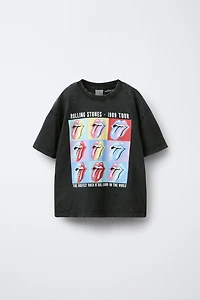 ROLLING STONES © WASHED EFFECT T-SHIRT