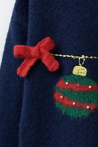 GARLAND PRINT KNIT JUMPER