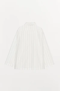 STRIPED PAJAMA SHIRT