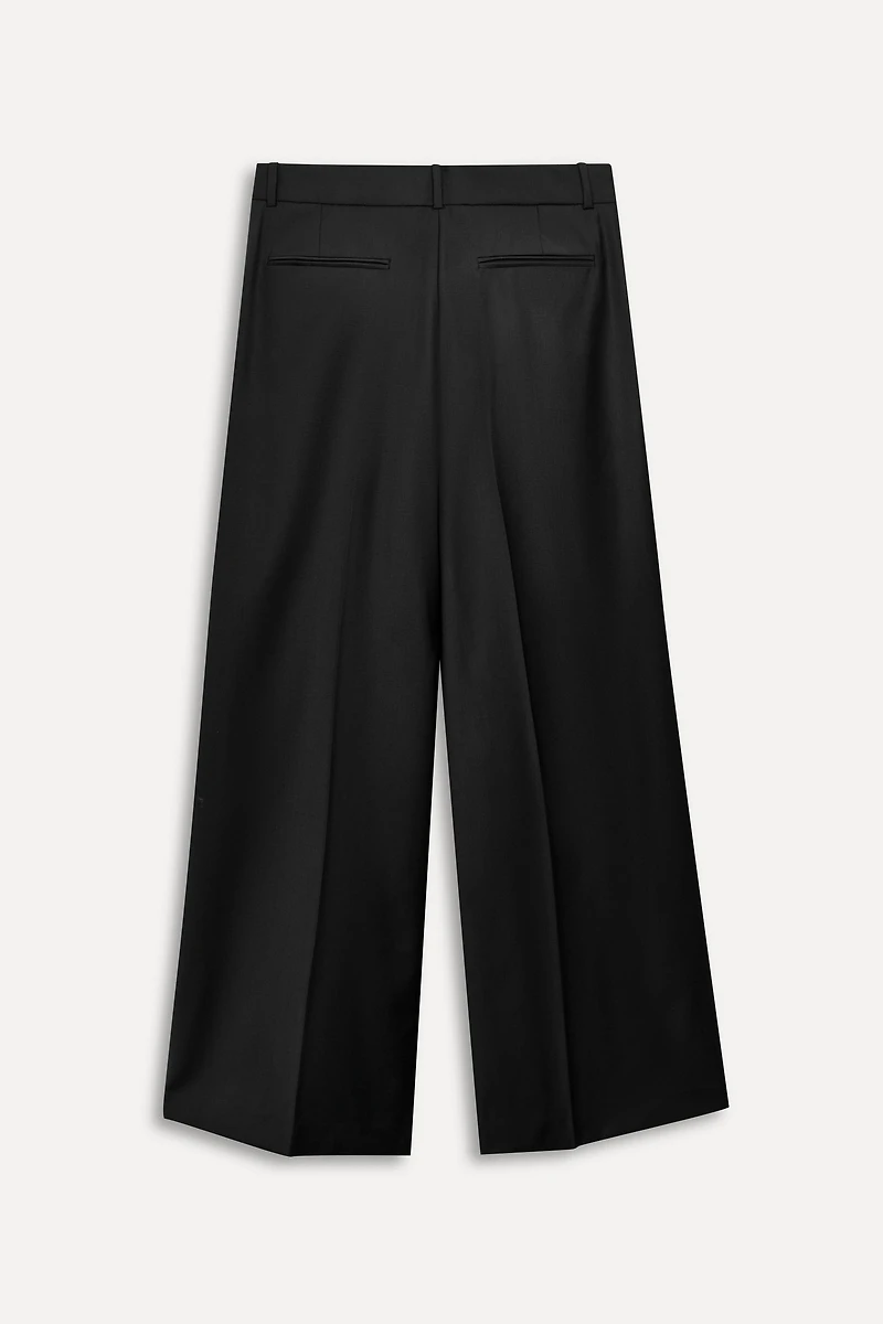 50TH ANNIVERSARY WOOL BLEND PLEATED PANTS