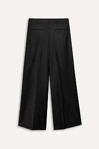 50TH ANNIVERSARY WOOL BLEND PLEATED PANTS
