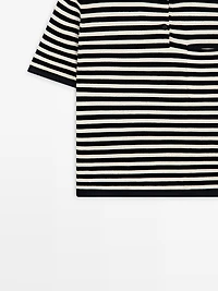 Polo en maille avec poche