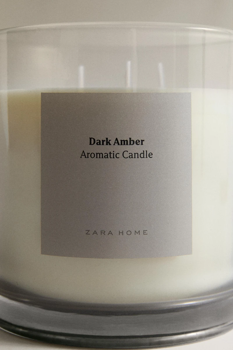 G) DARK AMBER SCENTED CANDLE