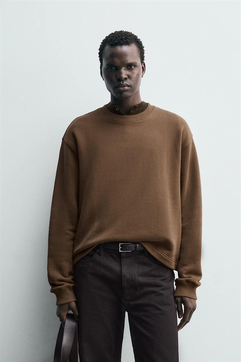 CREWNECK RIBBON SWEATSHIRT