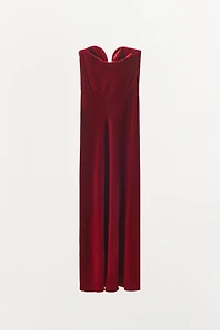 ROBE EN VELOURS BUSTIER LIMITED EDITION