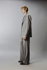 PANTALON DE COSTUME FLARE À RAYURES