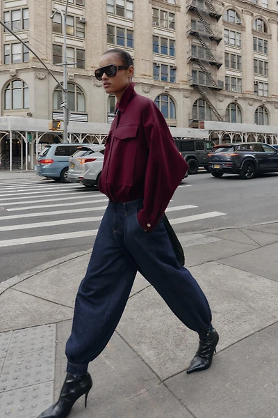 LARGE POCKET BOMBER JACKET