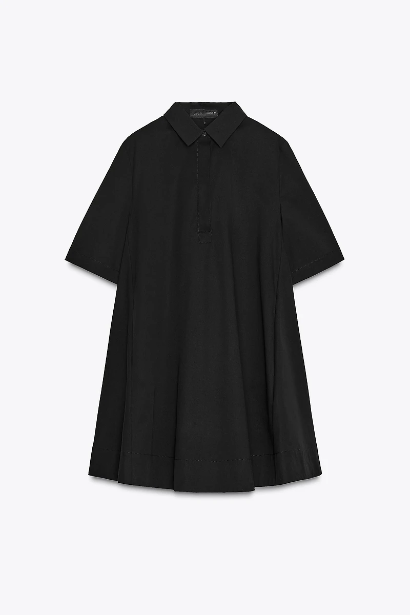 ZW COLLECTION POPLIN SHORT DRESS