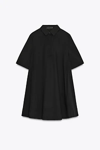 ZW COLLECTION POPLIN SHORT DRESS