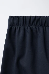WIDE LEG PLEATED PANTS