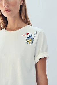 FRONT EMBROIDERED T-SHIRT LIMITED EDITION