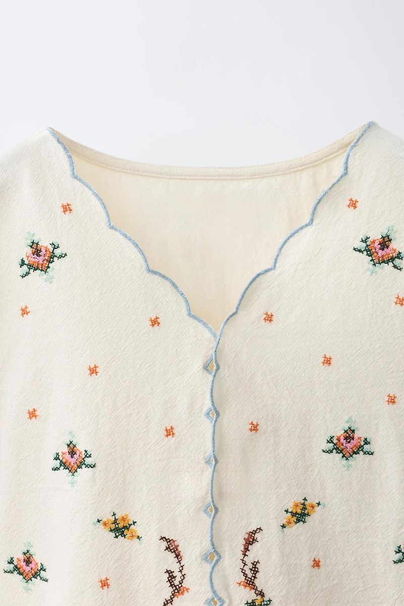BLOUSE BRODÉE
