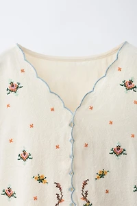 BLOUSE BRODÉE