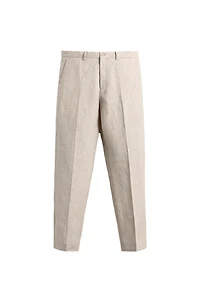 PANTALON DE COSTUME 100 % LIN