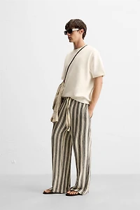 JACQUARD STRIPED PANTS