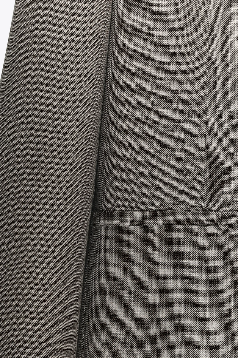 DOUBLE BREASTED BLAZER WITH SHOULDER PADS