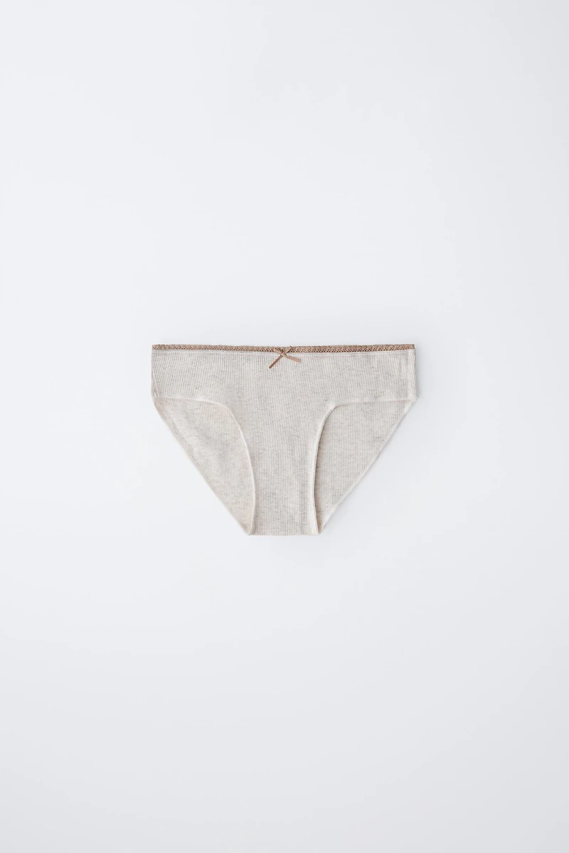 6-14 ANS/ LOT DE SIX CULOTTES IMPRIMÉES