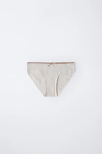 6-14 ANS/ LOT DE SIX CULOTTES IMPRIMÉES