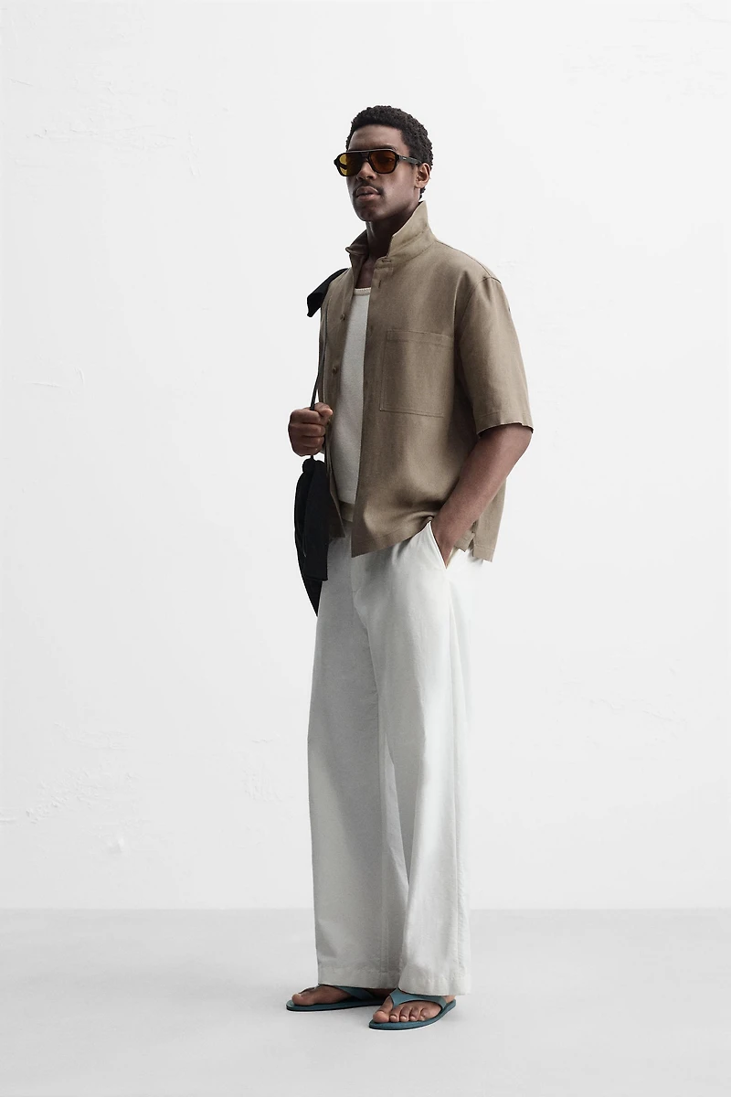 VISCOSE - JUTE SHIRT