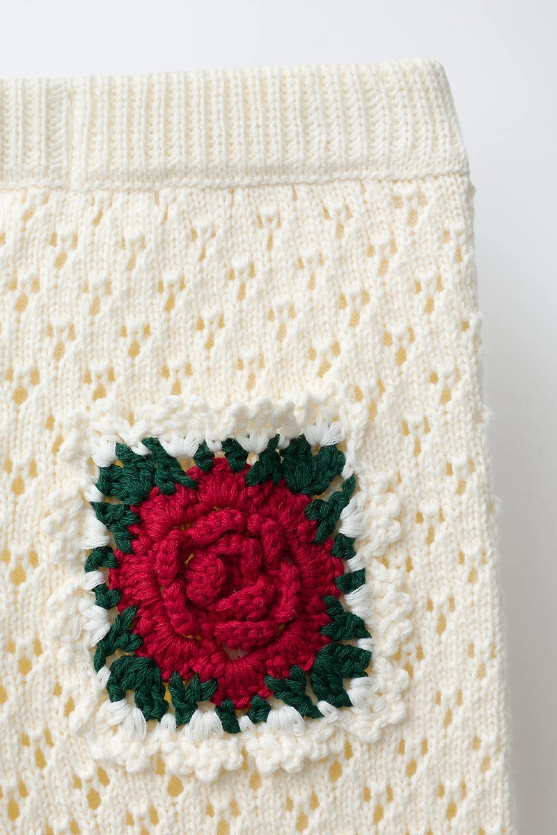 CROCHET FLOR KNIT CULOTTES