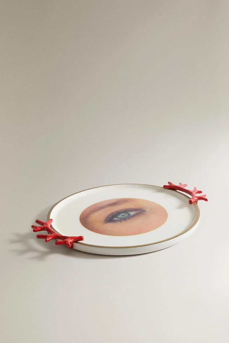 DECORATIVE CORAL TRAY | MARISA BERENSON