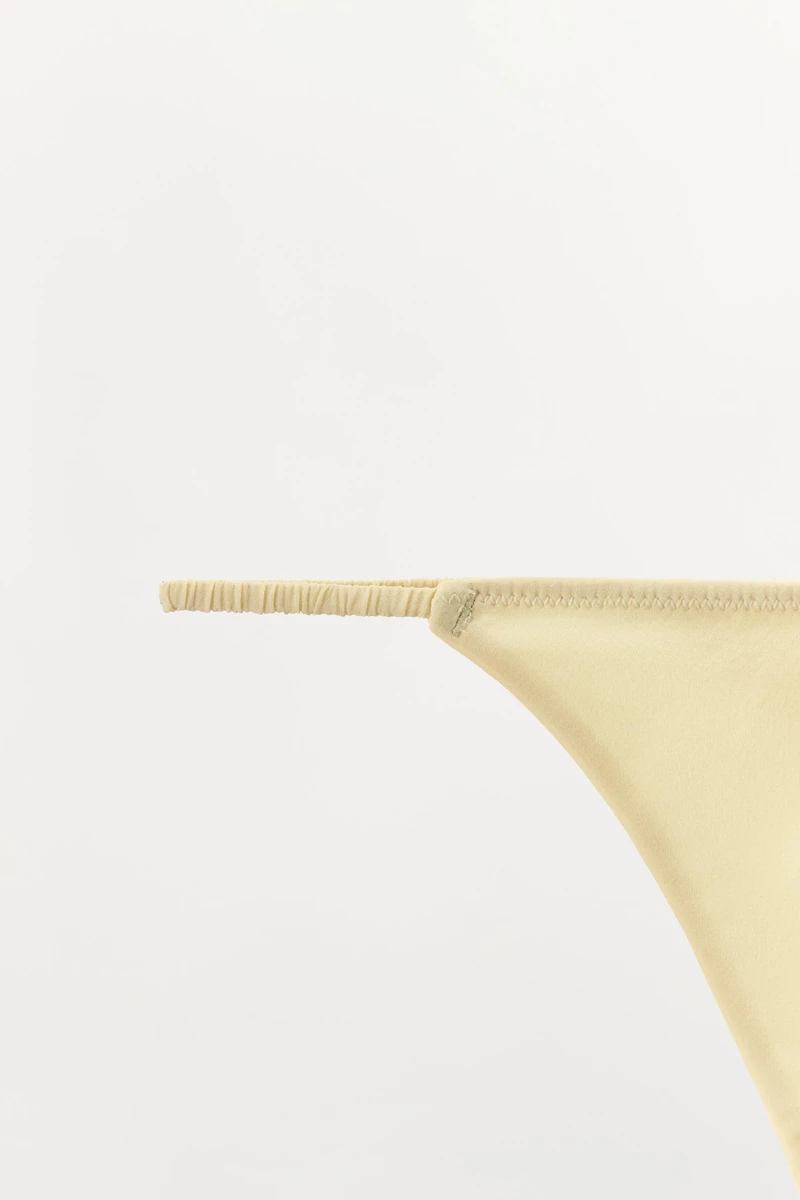 SILK BLEND THONG