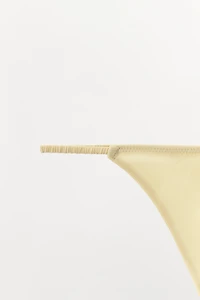 SILK BLEND THONG