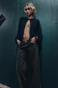 FRINGED KNIT CARDIGAN