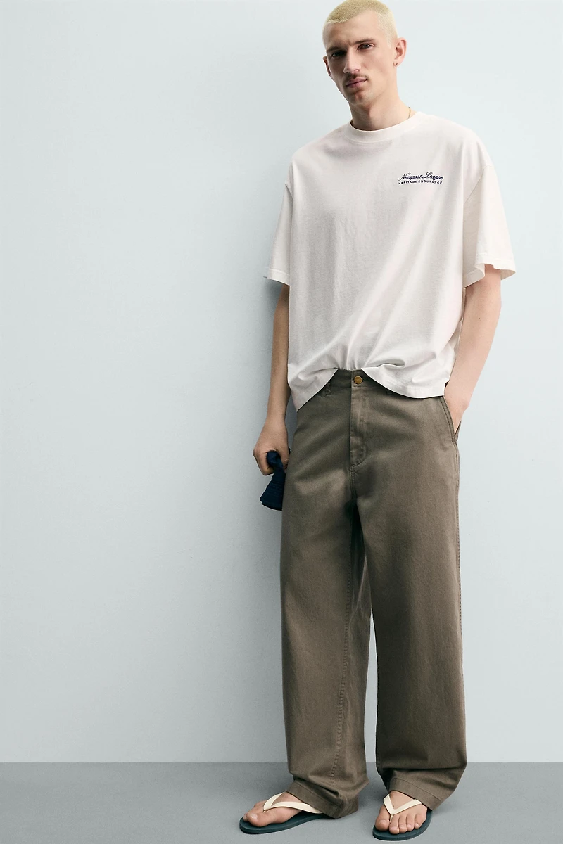 COMBINATION NAUTICAL PRINT T-SHIRT