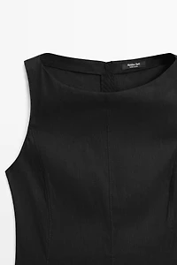 Robe longue fluide en lin