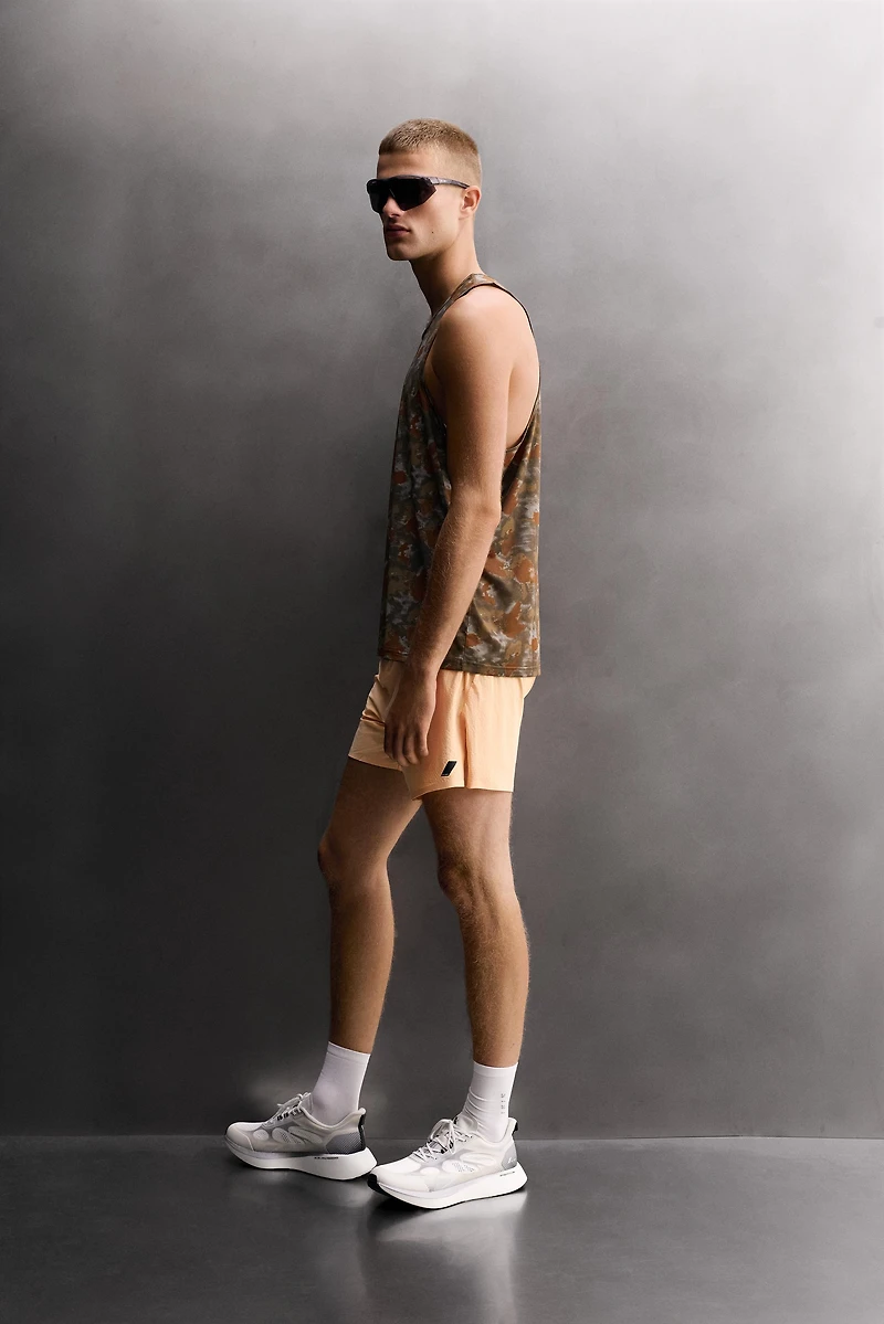 ABSTRACT PRINT RUNNING TANK TOP