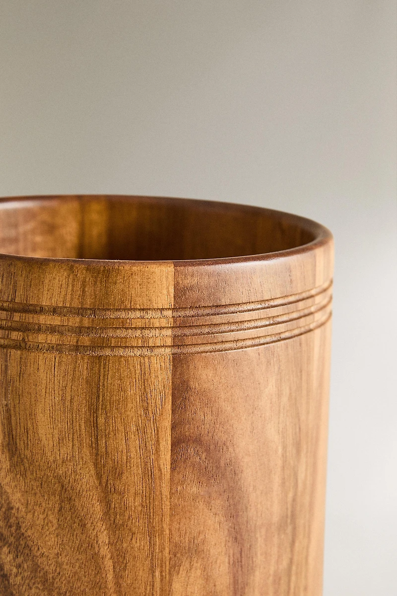 POT À USTENSILES EN BOIS
