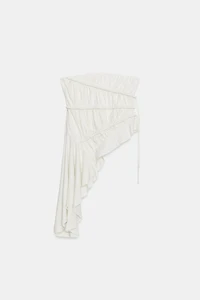 ASYMMETRIC PLEATED TOP
