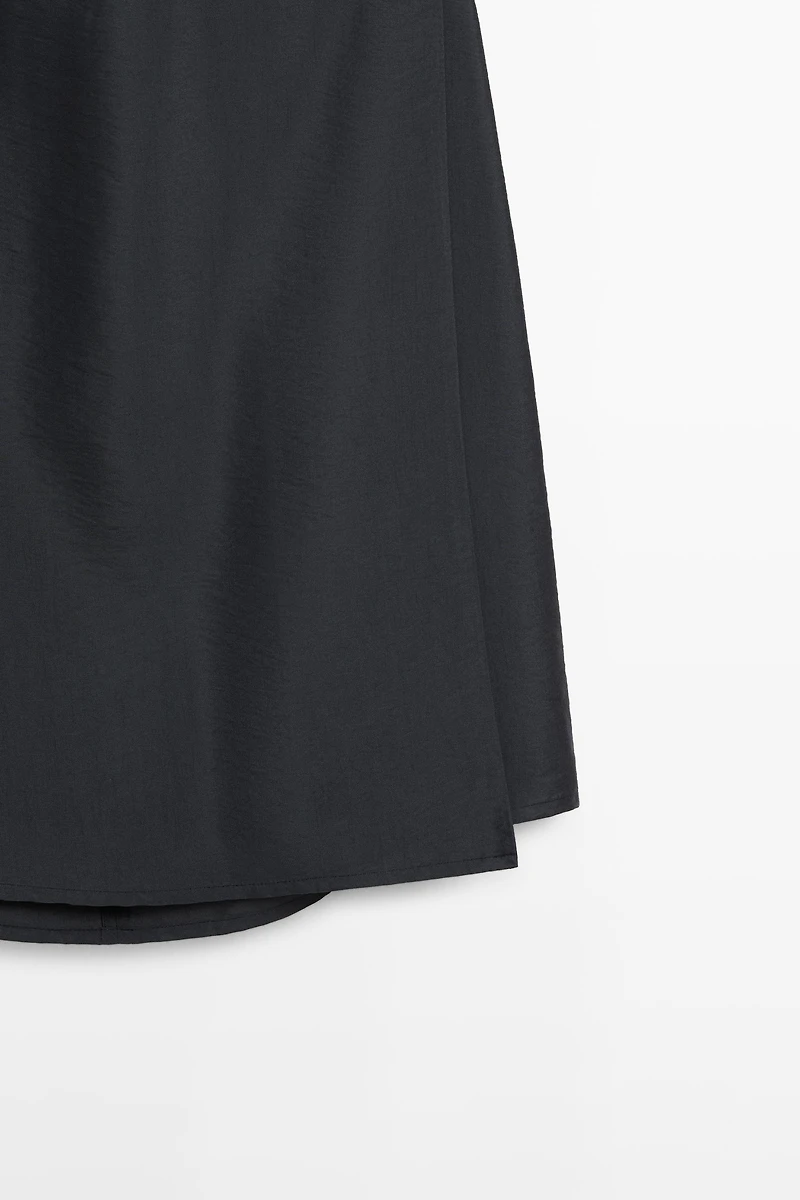Midi dress with draped detail