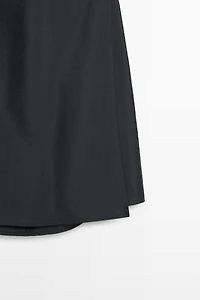 Midi dress with draped detail