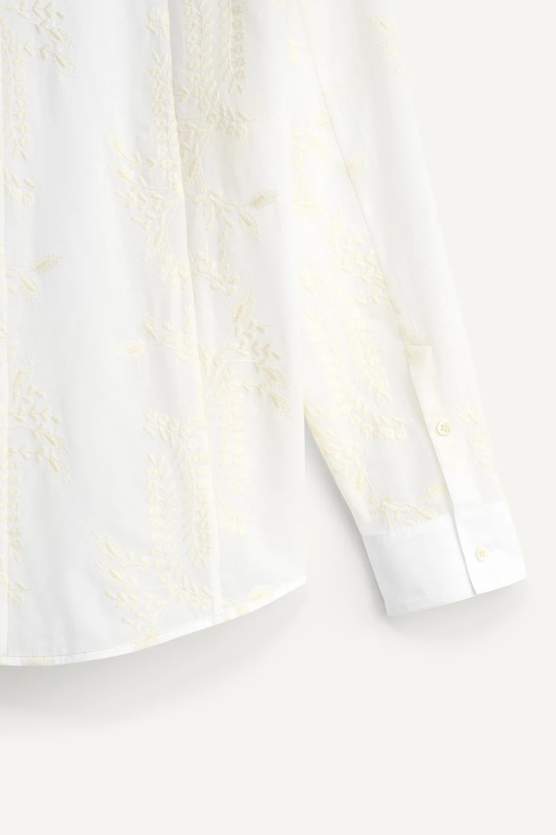 CHEMISE RELAXED FIT BRODERIES