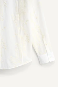 CHEMISE RELAXED FIT BRODERIES