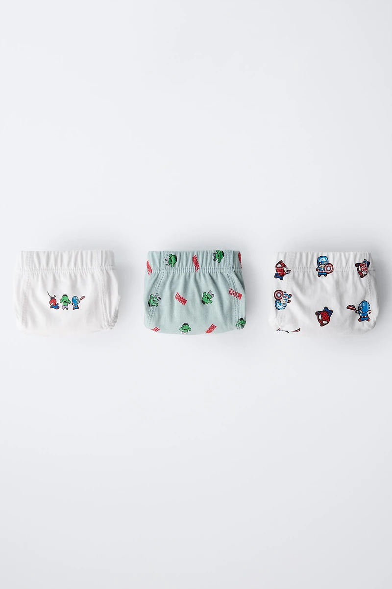 2-6 YEARS/ THREE-PACK OF THE AVENGERS © MARVEL BRIEFS