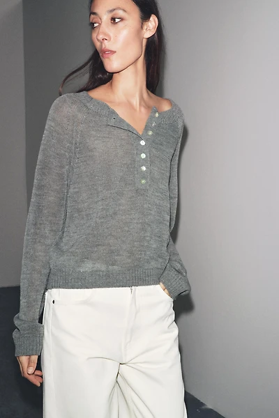PULL BAKER EN MAILLE