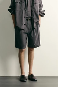 WASHED RELAXED FIT SHORTS