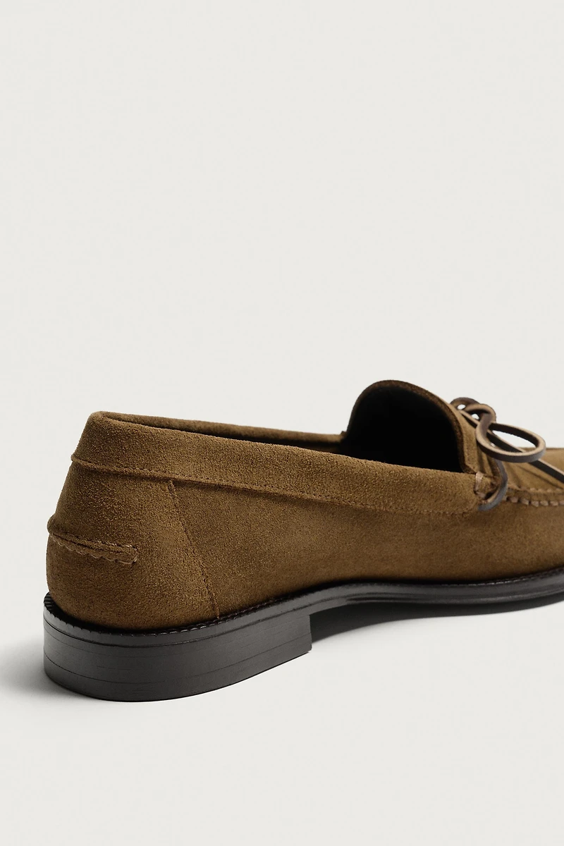 LEATHER DRESS LOAFERS