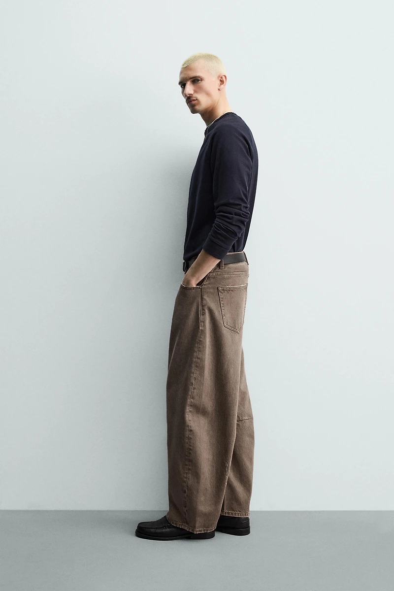 BARREL FIT PANTS