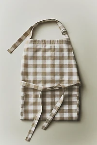 DYED THREAD APRON