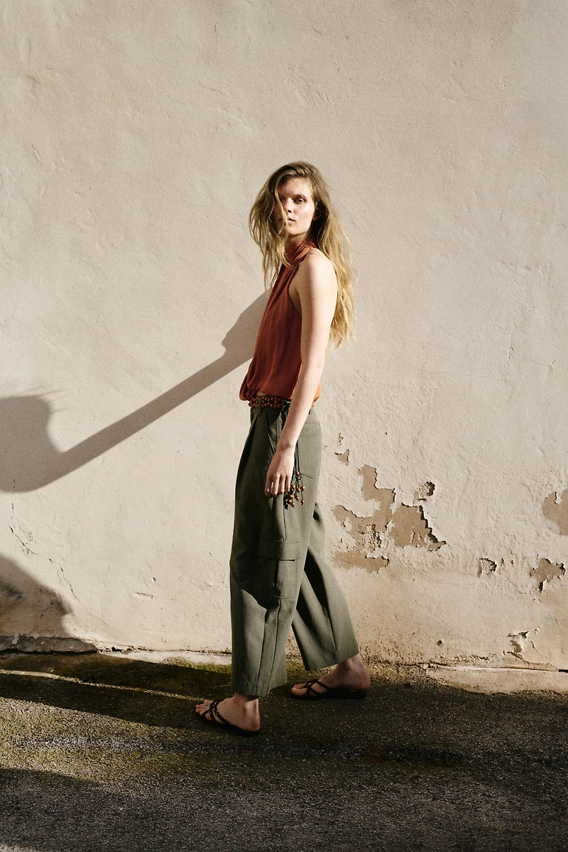 STRAIGHT LEG CARGO PANTS