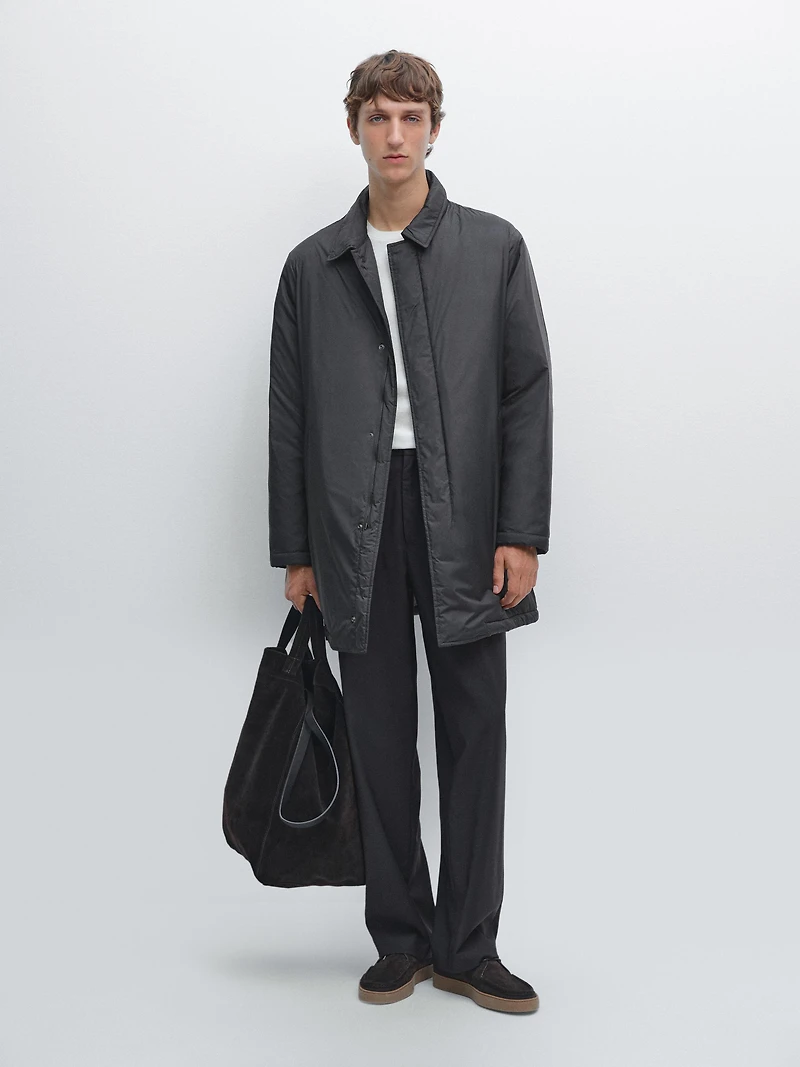 Water-repellent ultra lightweight down blend parka