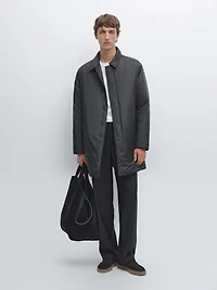 Water-repellent ultra lightweight down blend parka