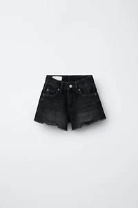 RIPPED DENIM SHORTS
