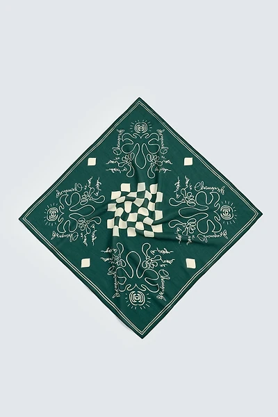 CONTRAST PRINT BANDANA