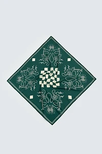 CONTRAST PRINT BANDANA