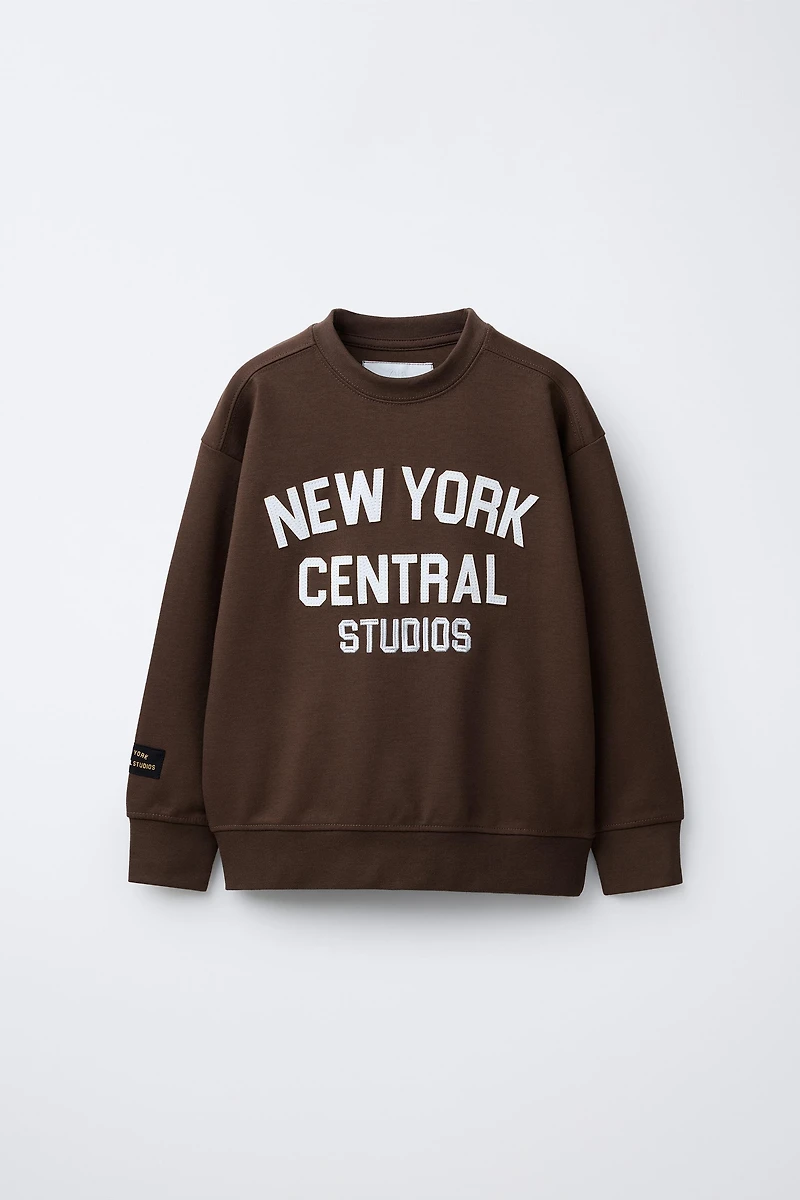 VARSITY INTERLOCK SWEATSHIRT